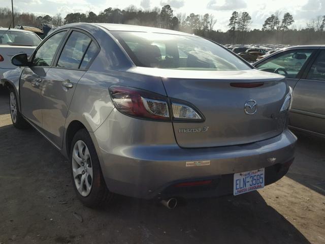 JM1BL1SF4A1201404 - 2010 MAZDA 3 I SILVER photo 3