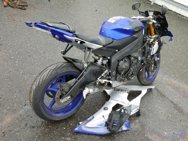 JYARJ16E7FA034562 - 2015 YAMAHA YZFR6 BLUE photo 4