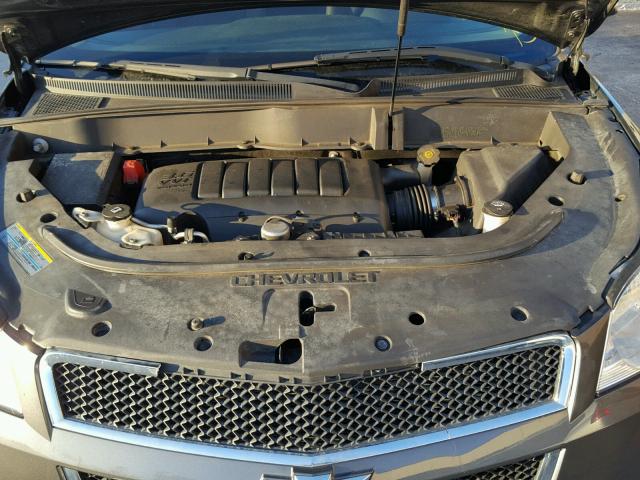 1GNLVFED8AJ230482 - 2010 CHEVROLET TRAVERSE L CHARCOAL photo 7