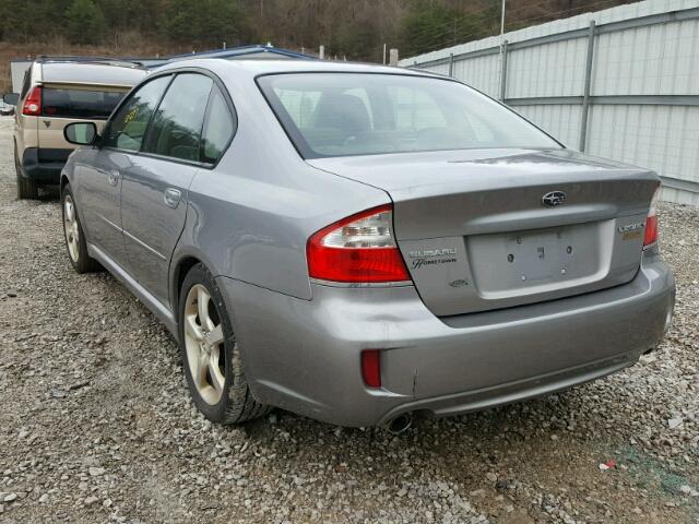 4S3BL616197234769 - 2009 SUBARU LEGACY 2.5 SILVER photo 3