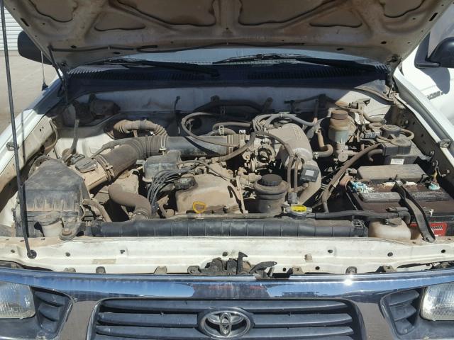 4TAPM62N6VZ322705 - 1997 TOYOTA TACOMA WHITE photo 7