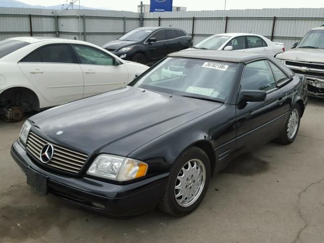 WDBFA67F1VF147015 - 1997 MERCEDES-BENZ SL 500 BLACK photo 2