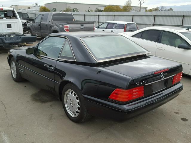 WDBFA67F1VF147015 - 1997 MERCEDES-BENZ SL 500 BLACK photo 3