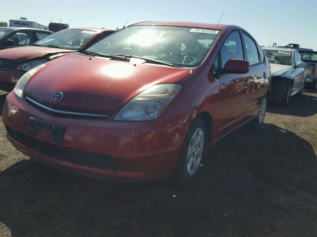 JTDKB20U977612278 - 2007 TOYOTA PRIUS RED photo 2