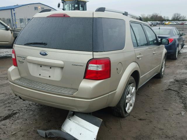 1FMZK06195GA29332 - 2005 FORD FREESTYLE BEIGE photo 4