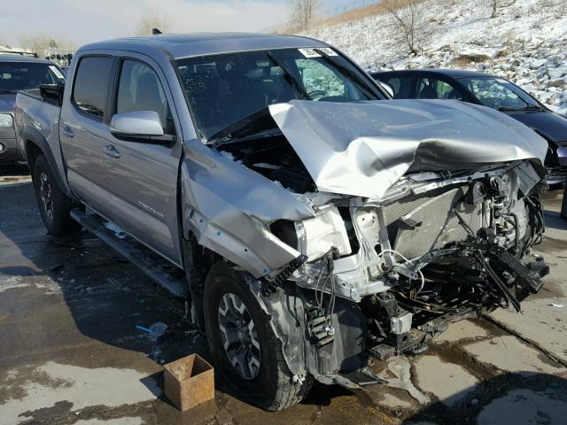 3TMCZ5AN1GM043375 - 2016 TOYOTA TACOMA DOU SILVER photo 1