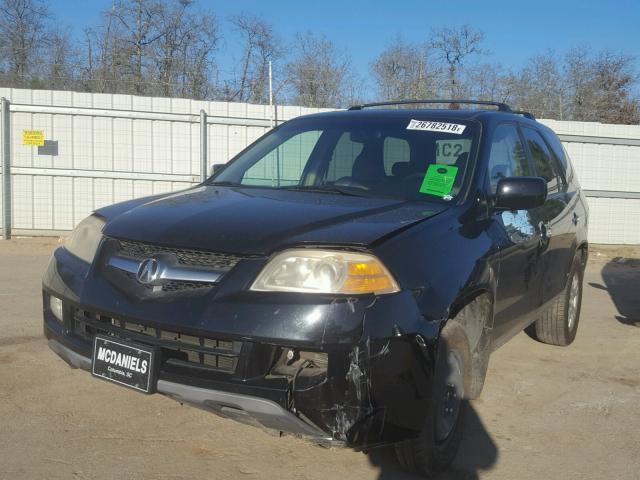 2HNYD18636H539541 - 2006 ACURA MDX TOURIN BLACK photo 2