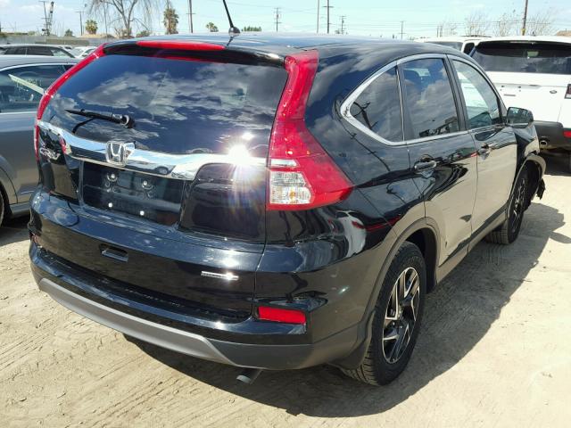 2HKRM3H40GH559419 - 2016 HONDA CR-V SE BLACK photo 4