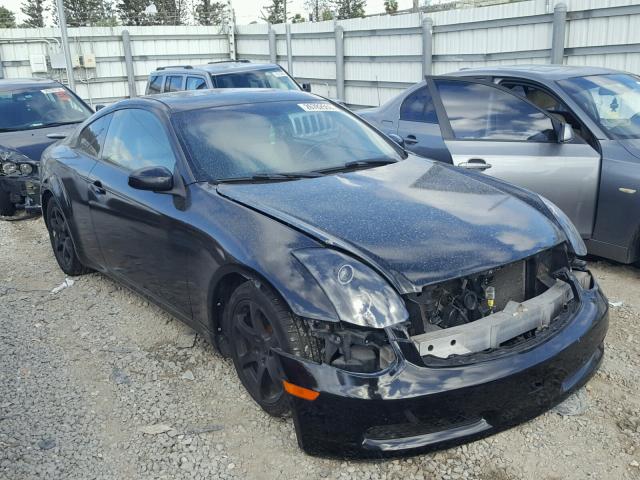 JNKCV54E33M201078 - 2003 INFINITI G35 BLACK photo 1