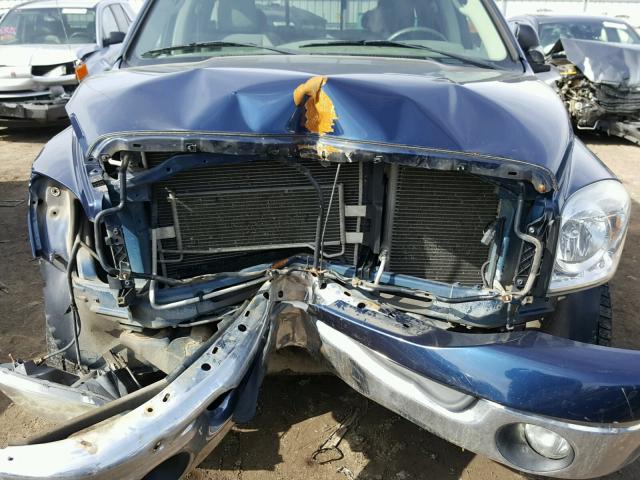 1D7HU18278J174162 - 2008 DODGE RAM 1500 S BLUE photo 7