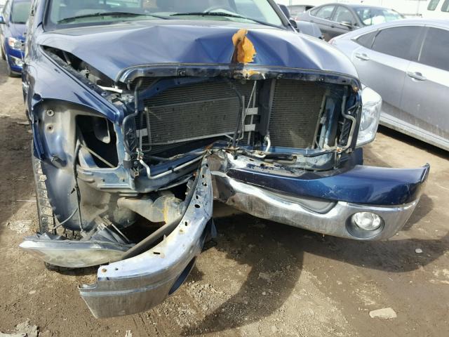 1D7HU18278J174162 - 2008 DODGE RAM 1500 S BLUE photo 9