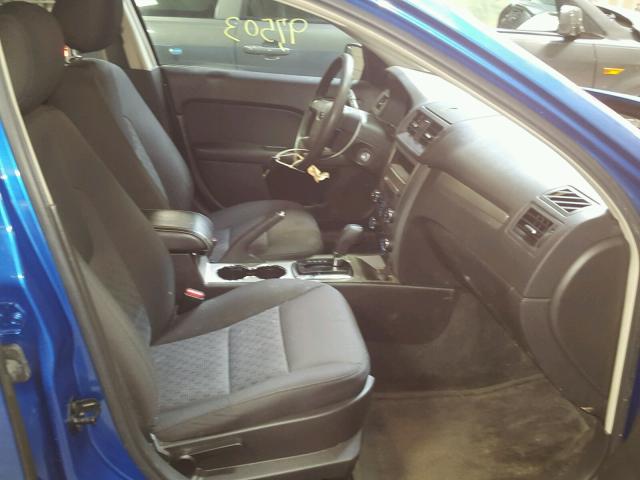 3FAHP0HA1CR426091 - 2012 FORD FUSION SE BLUE photo 5