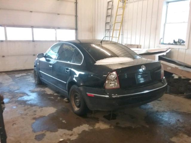 WVWRH63B01E158164 - 2001 VOLKSWAGEN PASSAT GLX BLACK photo 3