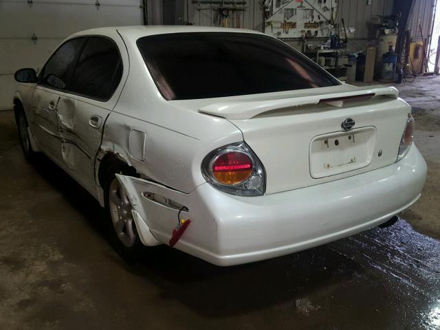 JN1DA31A63T401193 - 2003 NISSAN MAXIMA GLE WHITE photo 3