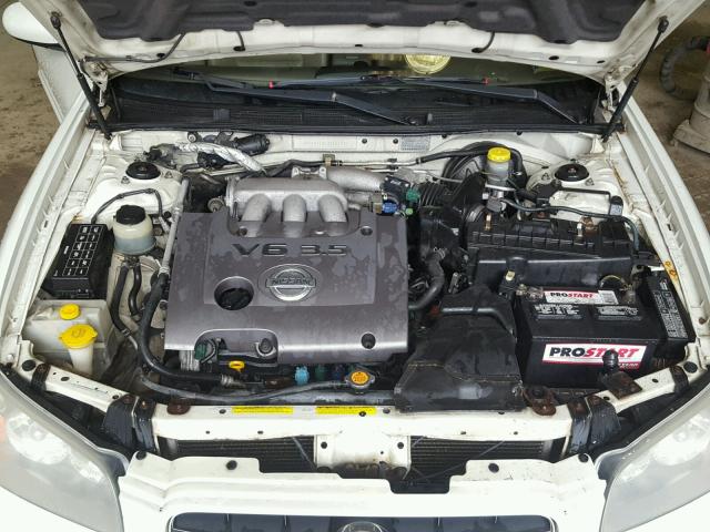 JN1DA31A63T401193 - 2003 NISSAN MAXIMA GLE WHITE photo 7