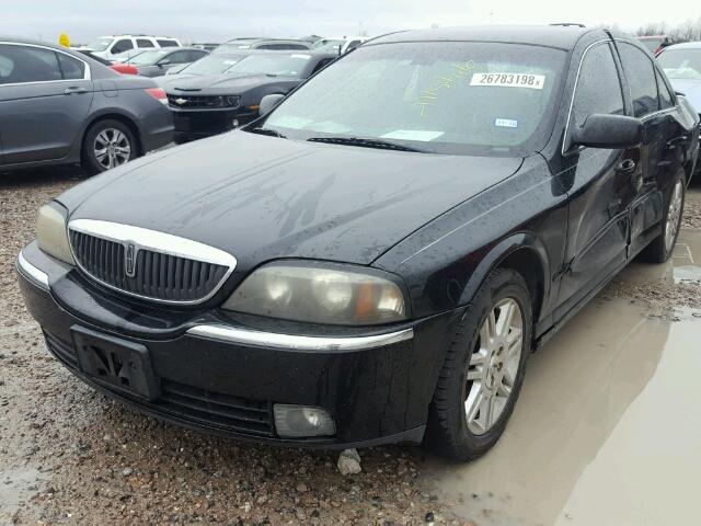 1LNHM86S74Y603187 - 2004 LINCOLN LS BLACK photo 2