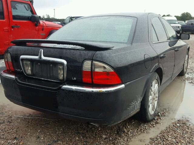 1LNHM86S74Y603187 - 2004 LINCOLN LS BLACK photo 4