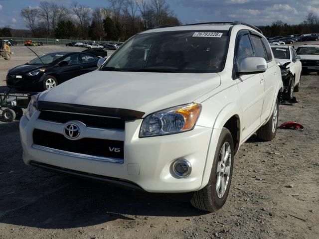 2T3DK4DV6CW091364 - 2012 TOYOTA RAV4 LIMIT WHITE photo 2