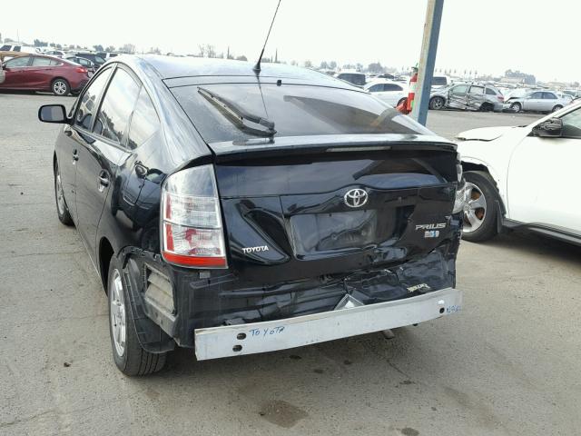 JTDKB20U653016646 - 2005 TOYOTA PRIUS BLACK photo 3