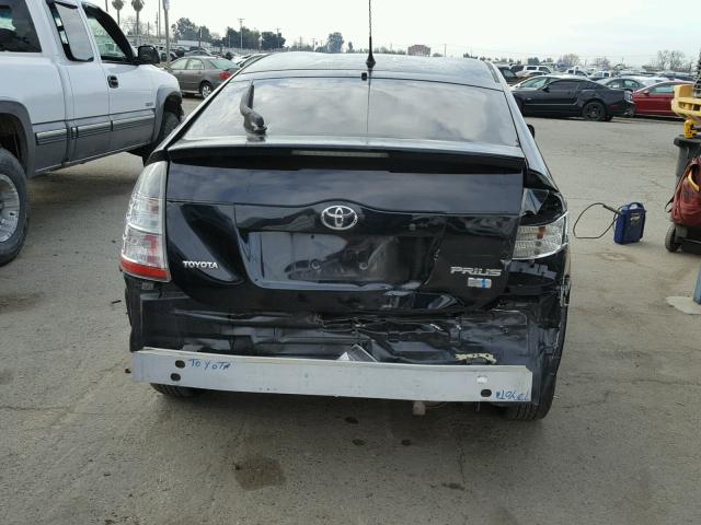 JTDKB20U653016646 - 2005 TOYOTA PRIUS BLACK photo 9