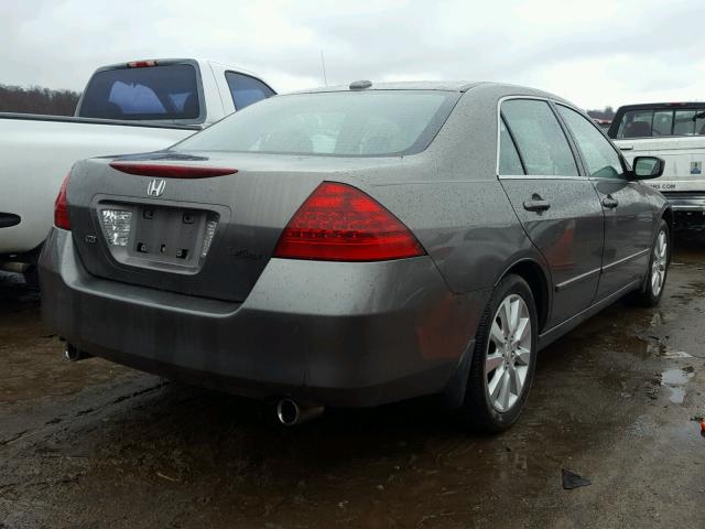 1HGCM66526A000884 - 2006 HONDA ACCORD EX GRAY photo 4