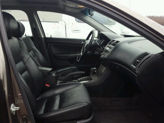 1HGCM66526A000884 - 2006 HONDA ACCORD EX GRAY photo 5