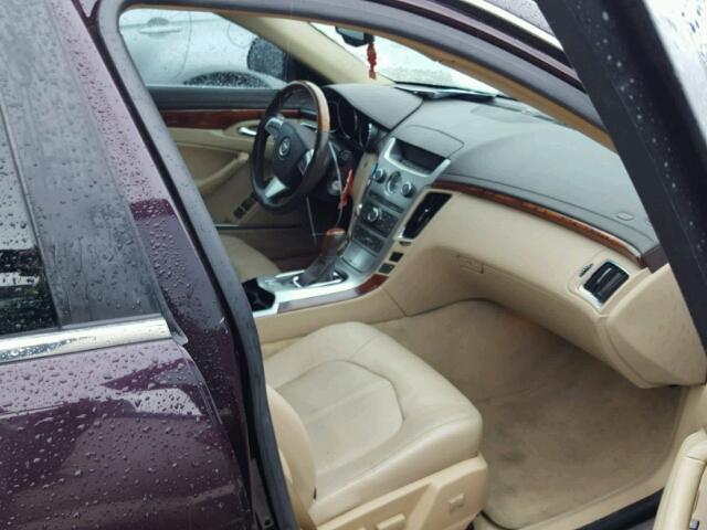 1G6DF577380206475 - 2008 CADILLAC CTS PURPLE photo 5