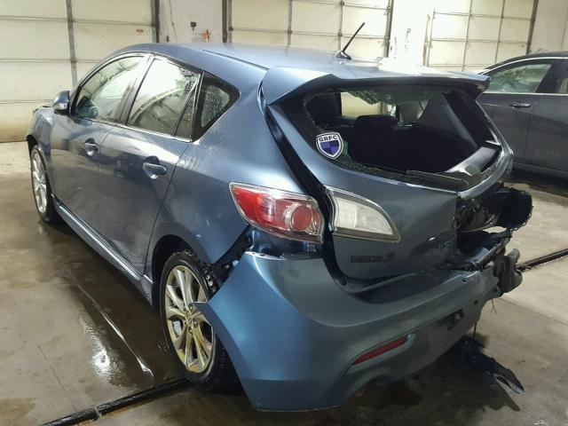 JM1BL1H50A1193462 - 2010 MAZDA 3 S BLUE photo 3