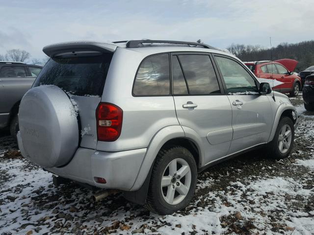 JTEHD20V450042642 - 2005 TOYOTA RAV4 SILVER photo 4