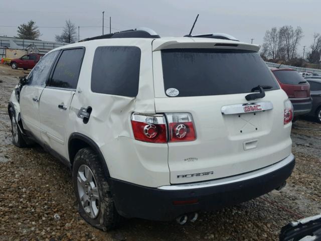 1GKER33D99J213343 - 2009 GMC ACADIA SLT თეთრი ფოტო 3
