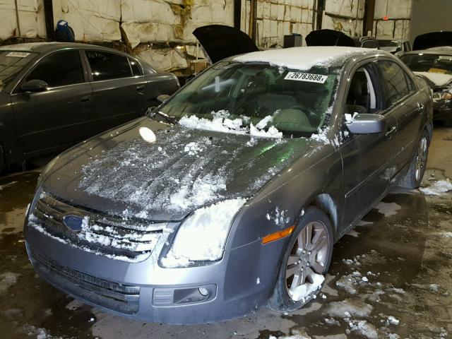 3FAHP07Z67R239555 - 2007 FORD FUSION SE GRAY photo 2