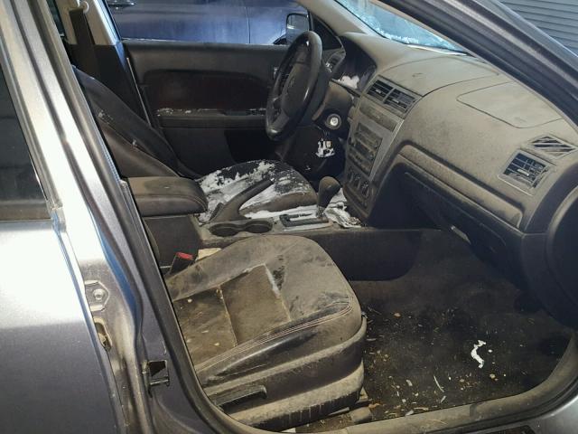 3FAHP07Z67R239555 - 2007 FORD FUSION SE GRAY photo 5