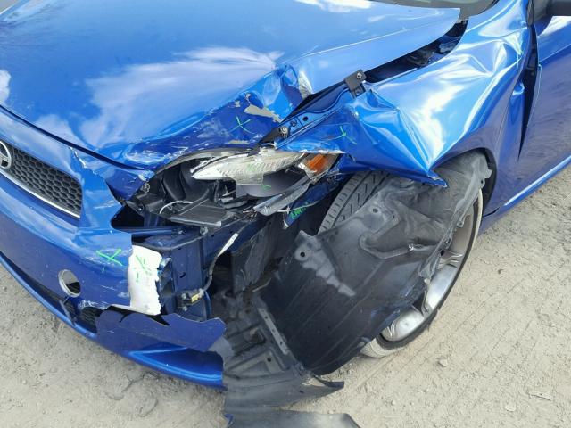 JTKDE167X60140037 - 2006 TOYOTA SCION TC ლურჯი ფოტო 9
