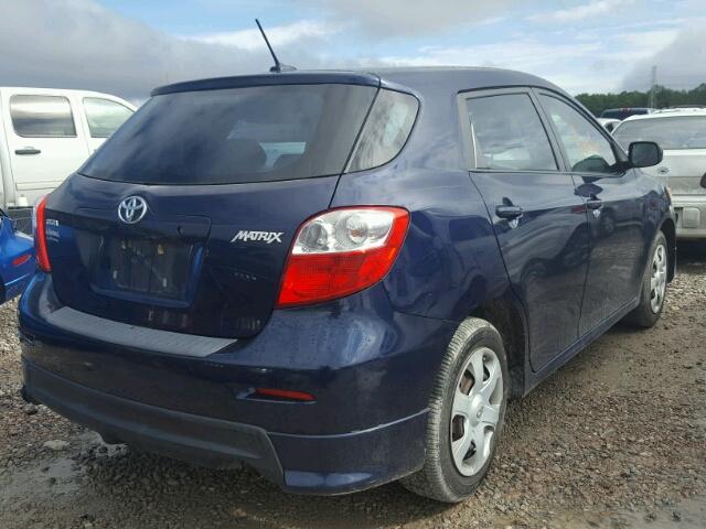 2T1KU40E19C165347 - 2009 TOYOTA COROLLA MA BLUE photo 4