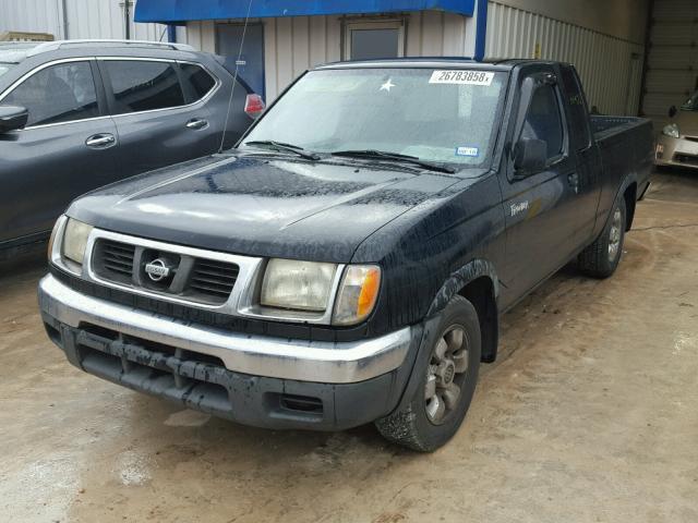 1N6DD26S4YC415792 - 2000 NISSAN FRONTIER K BLACK photo 2