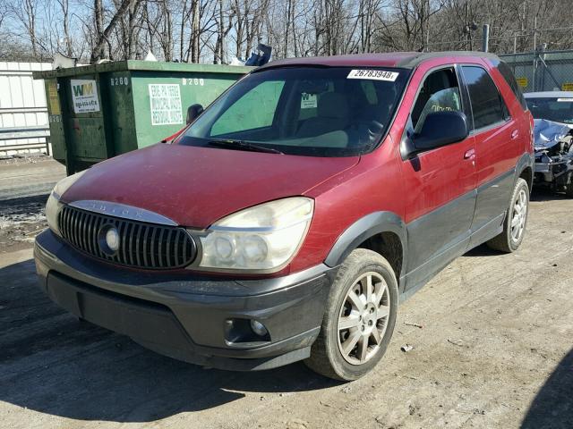 3G5DB03E55S549977 - 2005 BUICK RENDEZVOUS MAROON photo 2