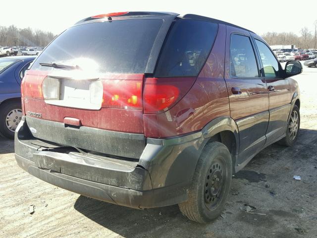 3G5DB03E55S549977 - 2005 BUICK RENDEZVOUS MAROON photo 4