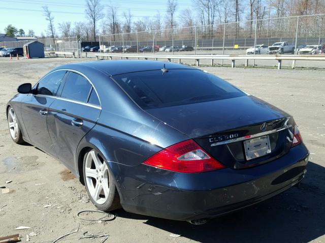 WDDDJ75X36A055709 - 2006 MERCEDES-BENZ CLS 500C BLUE photo 3