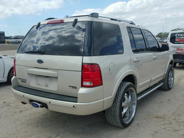 1FMDU65K25ZA57365 - 2005 FORD EXPLORER L CREAM photo 4