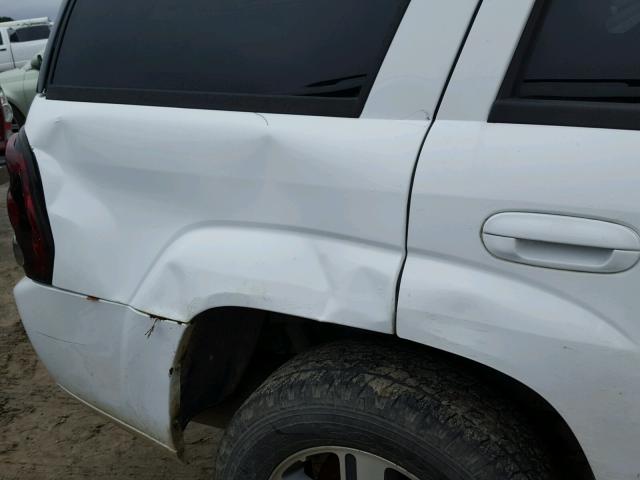 1GNDS13S072255459 - 2007 CHEVROLET TRAILBLAZE WHITE photo 9