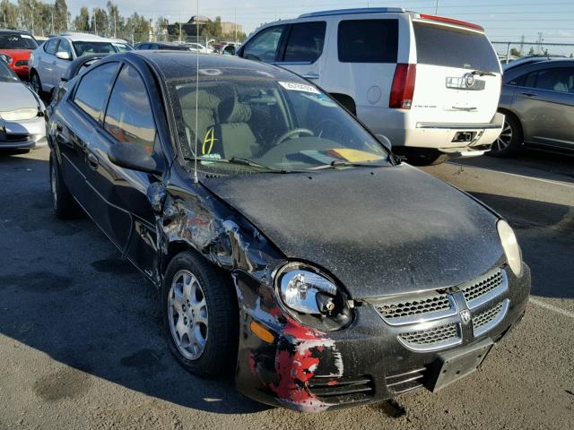 1B3ES56C53D201146 - 2003 DODGE NEON SXT BLACK photo 1