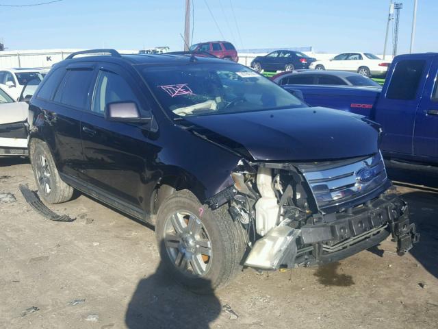 2FMDK48C17BB12053 - 2007 FORD EDGE SEL PURPLE photo 1