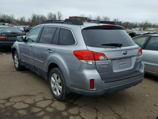 4S4BRBLC9B3443406 - 2011 SUBARU OUTBACK 2. SILVER photo 3