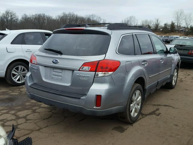 4S4BRBLC9B3443406 - 2011 SUBARU OUTBACK 2. SILVER photo 4