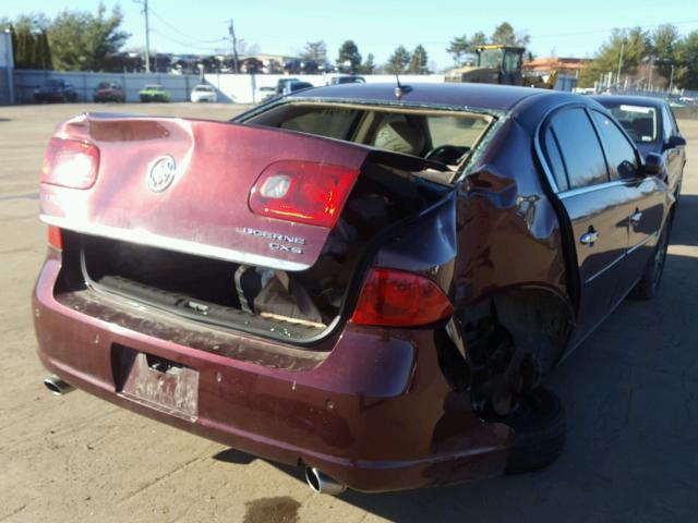 1G4HE57Y07U103902 - 2007 BUICK LUCERNE CX BURGUNDY photo 4