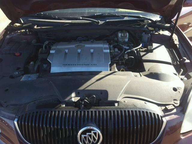 1G4HE57Y07U103902 - 2007 BUICK LUCERNE CX BURGUNDY photo 7