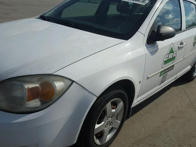 1G1AK55F477281447 - 2007 CHEVROLET COBALT LS WHITE photo 10