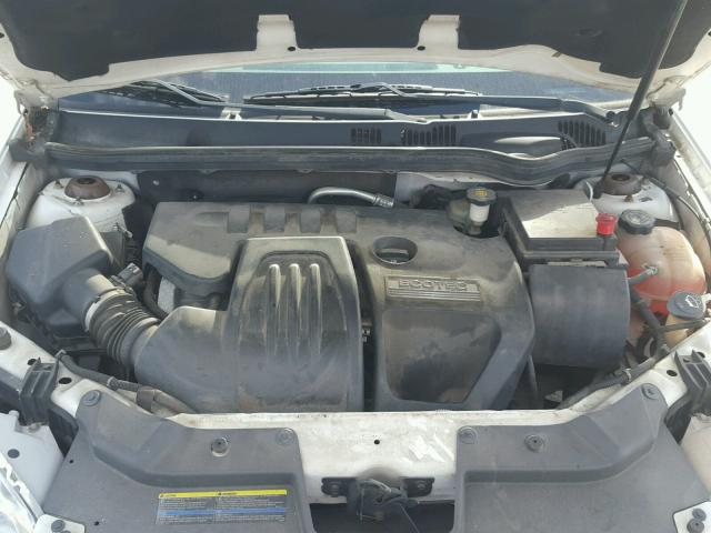 1G1AK55F477281447 - 2007 CHEVROLET COBALT LS WHITE photo 7