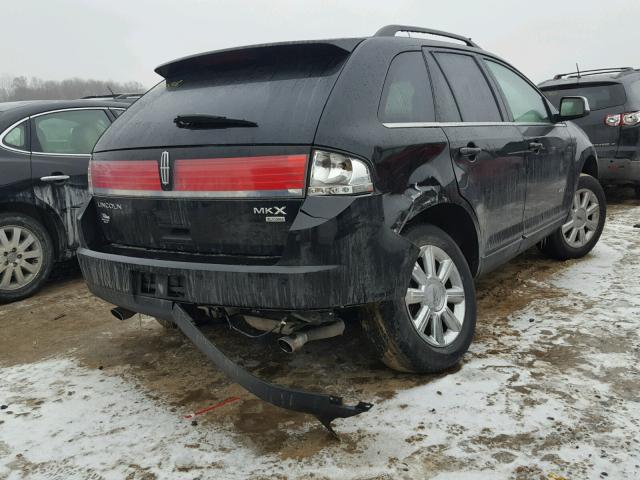 2LMDU88C27BJ04596 - 2007 LINCOLN MKX BLACK photo 4