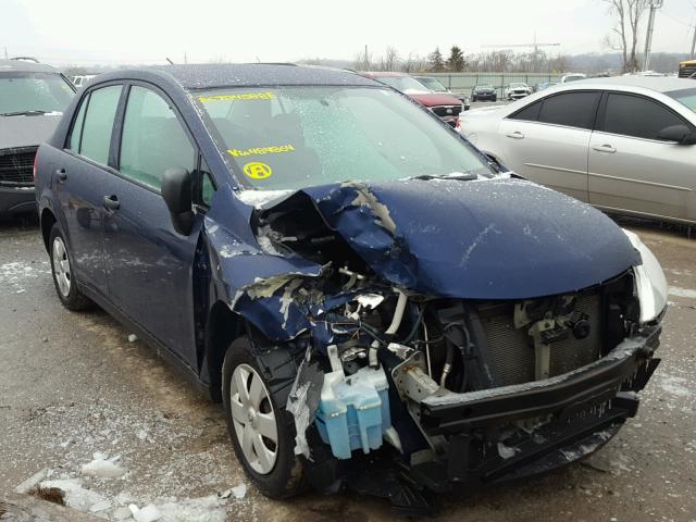 3N1CC11EX9L484864 - 2009 NISSAN VERSA S BLUE photo 1